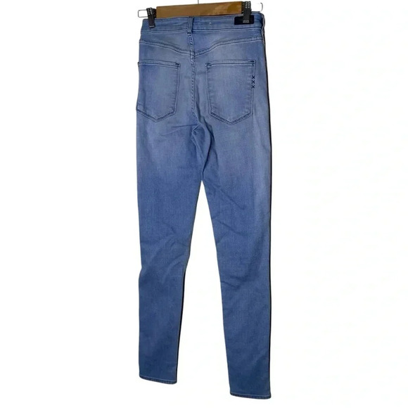 Scotch & Soda Haut High Rise Skinny Jeans Blue Denim Blue Slim Jeans  Size 27 - Picture 8 of 13